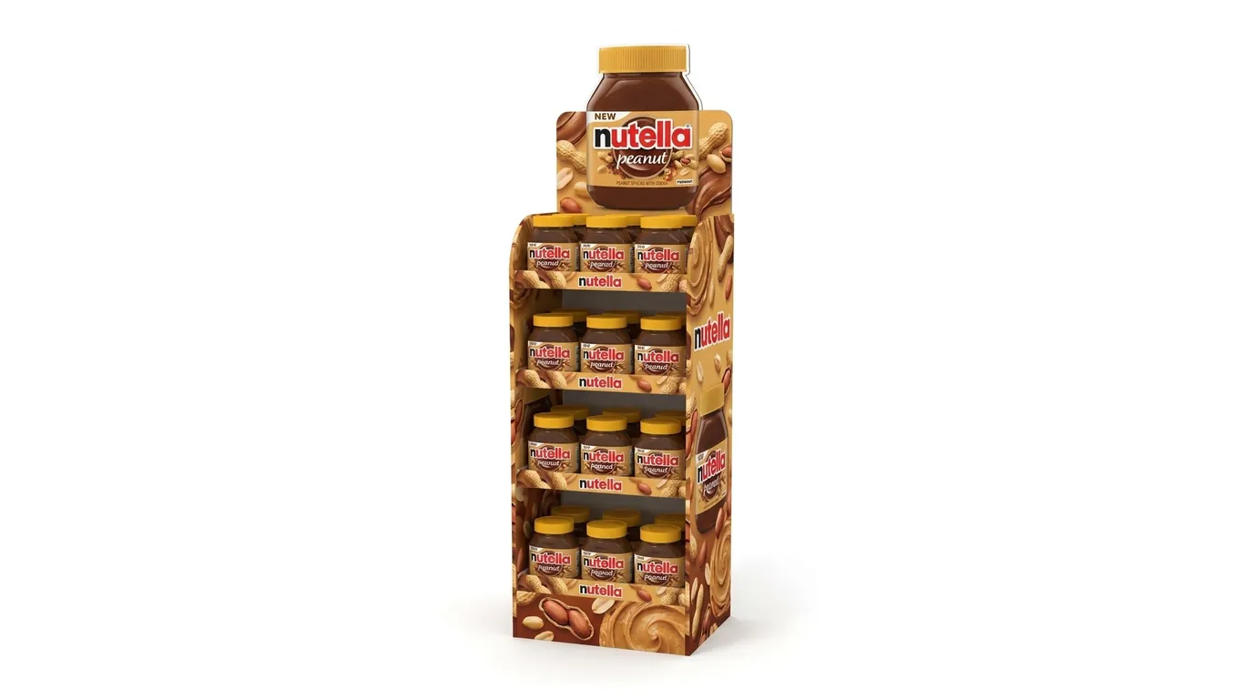 Floor display · Nutella Peanut